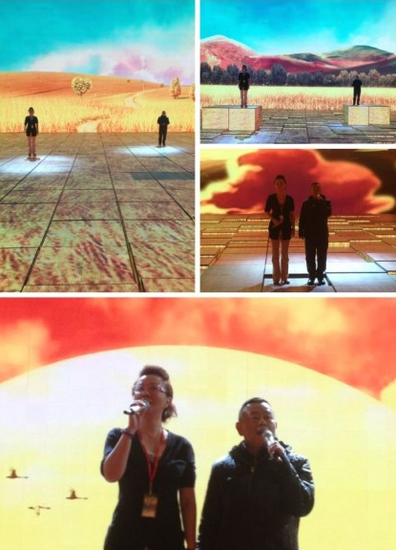 蔡明潘長江元宵晚會彩排照曝光